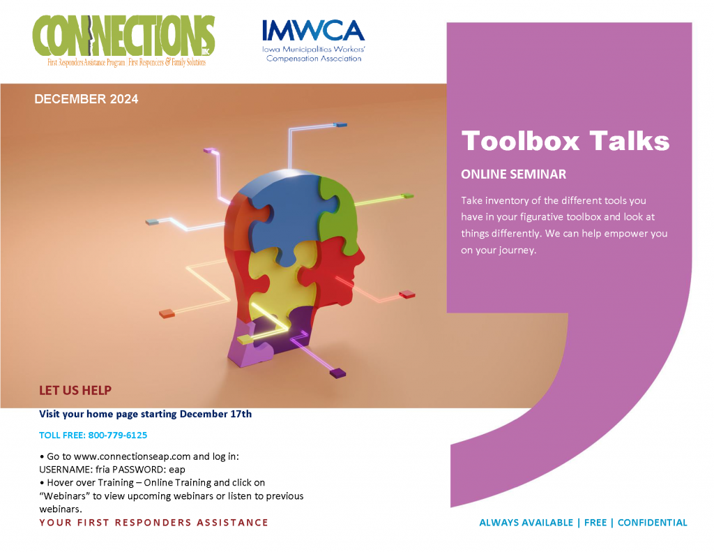Dec 2024 IMWCA news and notes