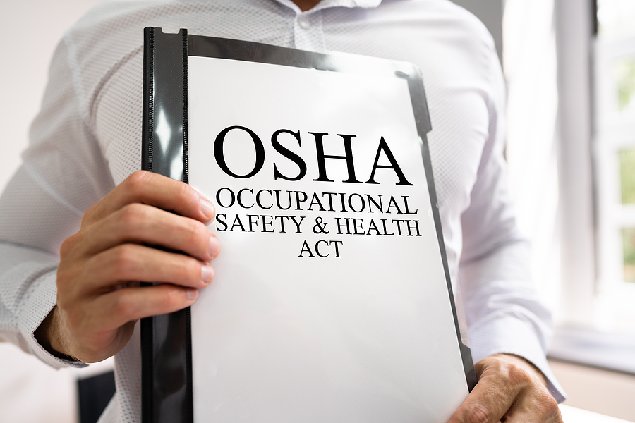 Osha Workplace Safety Document. Safe Work Management