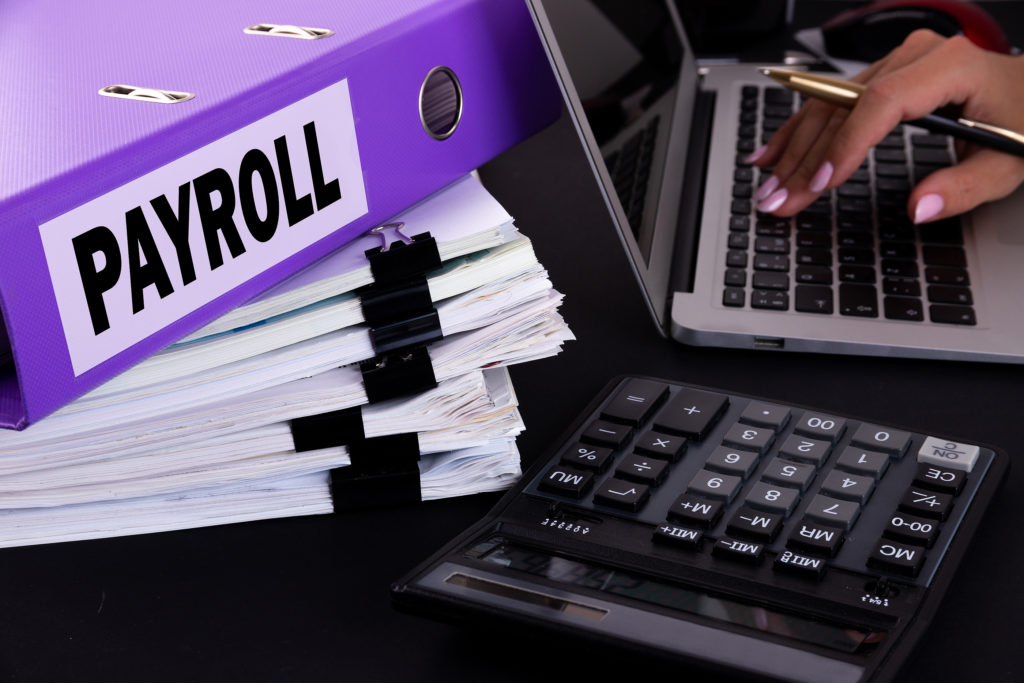 Word Payroll Is Written